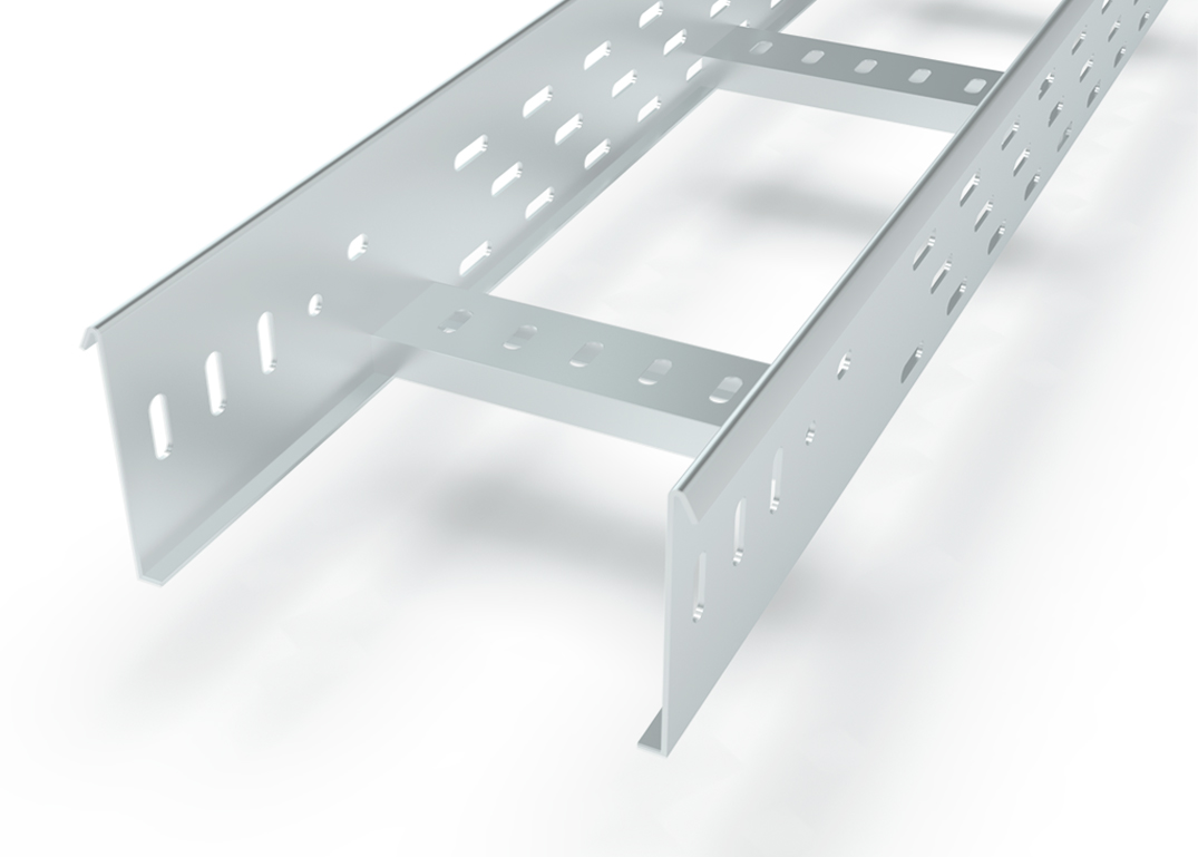 Outward-flanged Ladder-type Cable Tray with perforated rung&amp;ampampampampampampside rail TOP1A2-505G